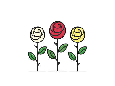 Happy Rose Day! @illustration design flower illustration flowers illustration roses valentines valentinesday vector