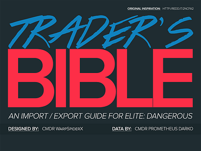 [Infographic] Elite: Dangerous - Space Trader's Bible elite: dangerous export import infographic space flight sim trading