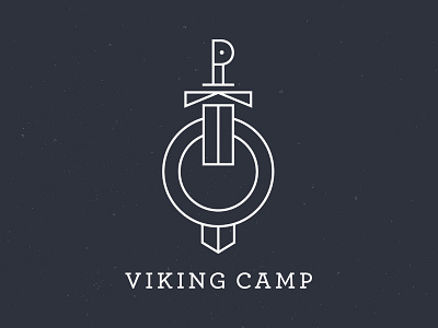 Viking Camp denmark logo ultimate frisbee viking
