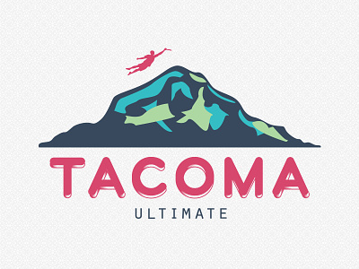 Tacoma Ultimate logo mountain tacoma ultimate frisbee
