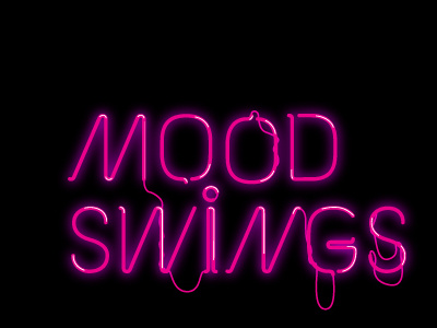 Mood Swings 80s cover band lights logo mood swings neon strings