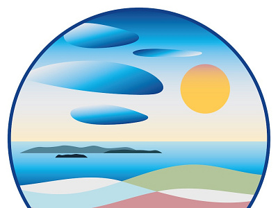 Bohuslän clean design flat graphic design icon illustration illustrator logo minimal vector