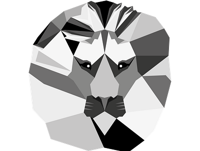 Lion logo clean design flat graphic design icon illustration illustrator logo minimal vector