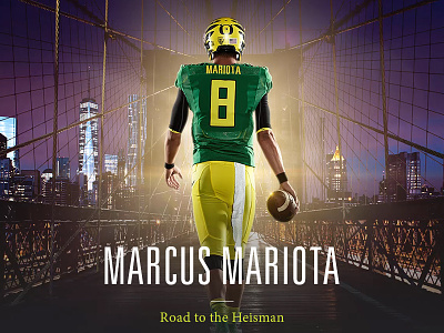 MahaloMarcus.com android college football ipad iphone oregon responsive sports ui video web website