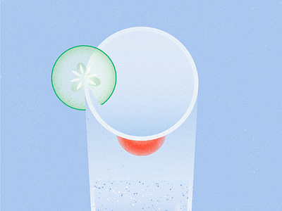 Water Glass illustration vector