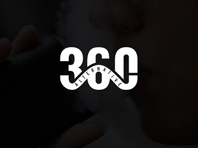 360 Alternative Vape smoke brand brand designer branding design flat icon illustration logo logotype designer minimal typography viper