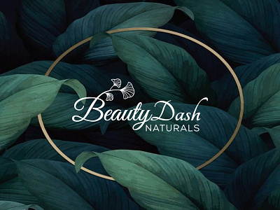 Beauty Dash Naturals beauty beautydash beautydash brand branding creative logo design flat logo logo design logodesign logofollio logotype minimal natural nature typography vector