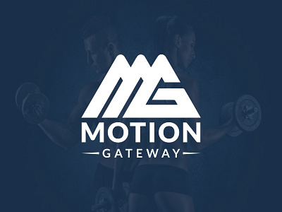 MOTION GATEWAY brand brand designer branding design fitness logo flat icon illustration logo logotype logotype design logotype designer minimal typography