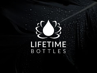 LIFETIME BOTTLES brand design brand design belfast brand design hamburg brand design kit brand designer branding corporate creative logo flat identitydesign illustration logotype designer logotypes minimal typography water