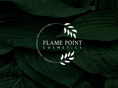 FLAME POINT branding design flat icon illustration logo makeup logo minimal spa logo typography vector