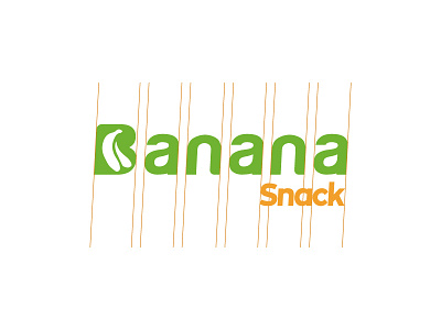 Banana Snack brand branding identity logo logotype minimal symbol