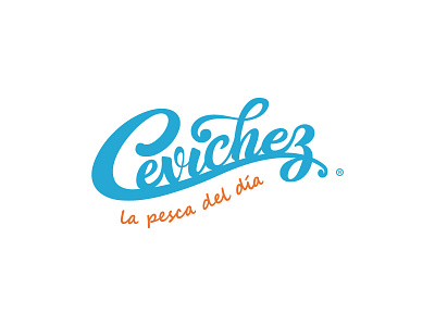 Cevichez brand branding identity letter logo logotype symbol