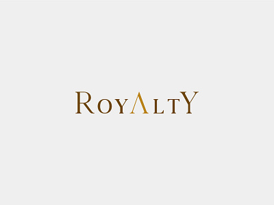 ROYALTY branding font logo logotype design