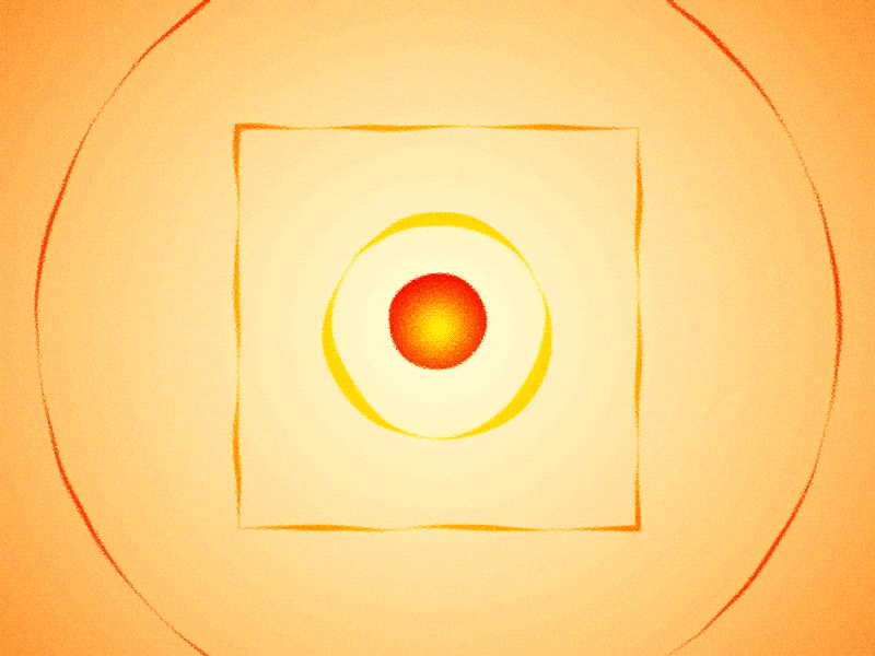 Zen Strokes after effects curve cycle dash experimental graphic lines loop motion graphics noise orange orb stroke symbol tapered vector warm woosh zen