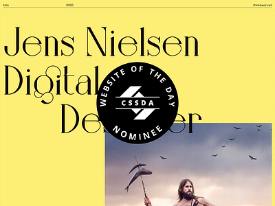 Thinkbear.net - site of the day nominee css design awards site of the day