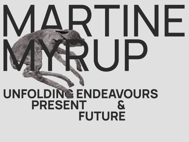Martine Myrup - Portfolio artist font frontpage portfolio project project page projects swiss swiss design swiss style typography
