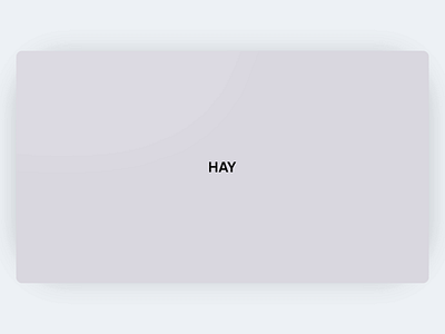 HAY - Product Carousel Concept animation carousel content figma furniture micro interactions motion design principle for mac product carousel transition ui