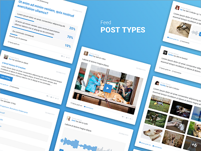 Post types feed post post types posts social platform