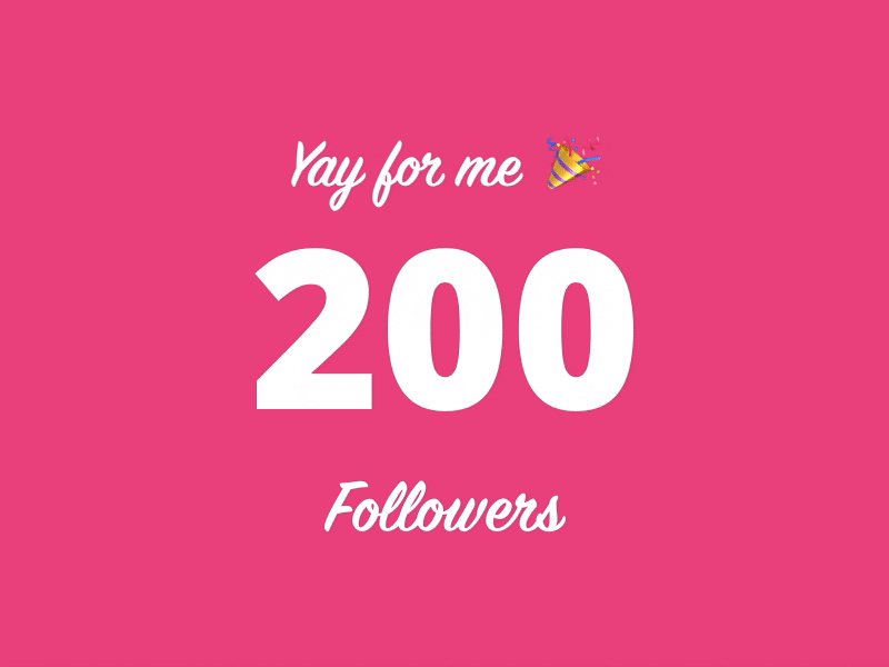 200 followers 200 followers yay