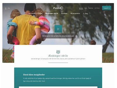 PenLiv - Section frontpage content content design content page design camera pension rotator section section page