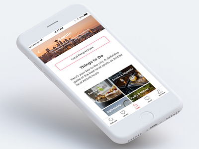 Airbnb City Guides - Mobile App Design