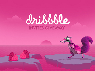 Invitation debut dribble invite giveaway invitaion ui ux web