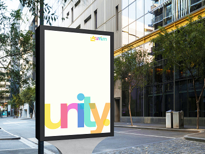 unity poster v2 covid 19 creative direction design graphic design logo poster type typedesign typography vignelli