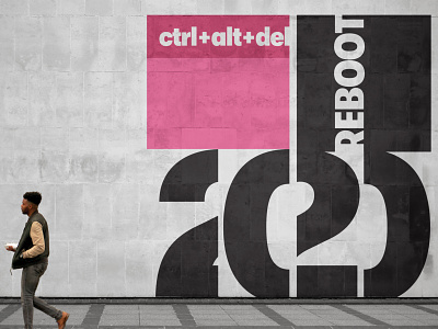 Reboot 2020 branding design graphic design logo typography