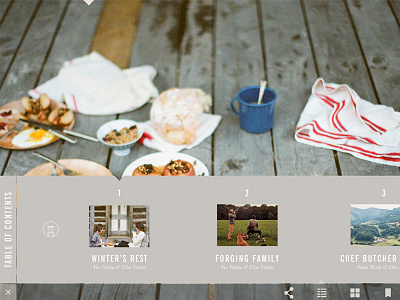 Kinfolk Magazine Vol 2 iPad creative direction ipad design ui design ux design