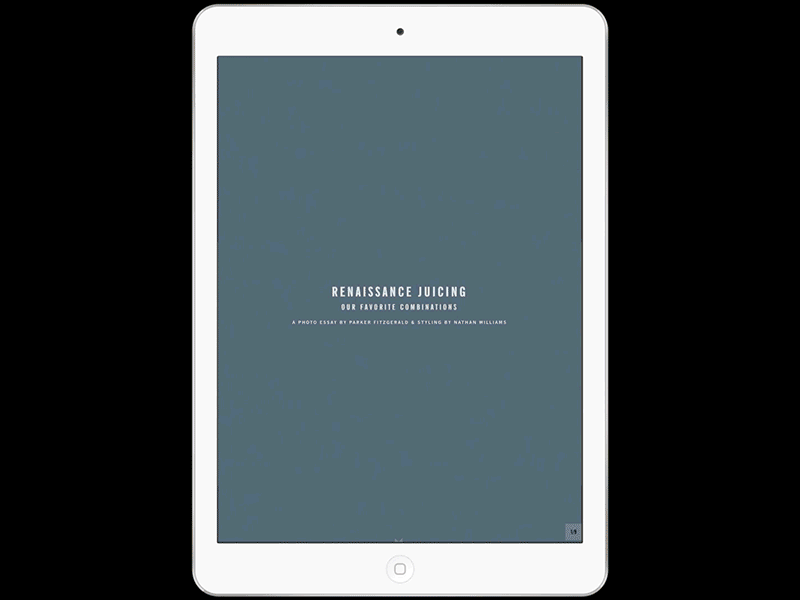 Kinfolk Magazine Vol 4 iPad #2 branding design ecommence interface ios kinfolk ui ux