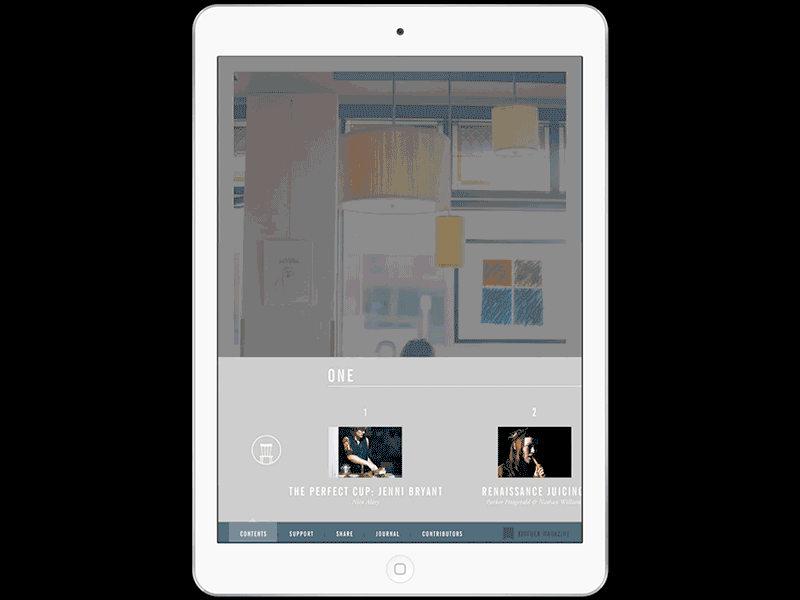 Kinfolk Magazine Vol 4 iPad #3 branding design ecommence interface ios kinfolk ui ux