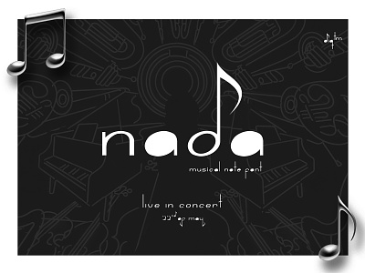 Nada Font font free freebie melody music musical notation note piano pitch song sound