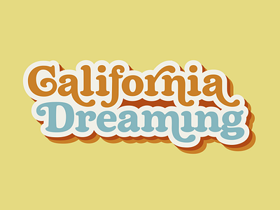 Topanga Typeface 1970s california custom type dreaming font seed fresh groovy serif state park topanga type art