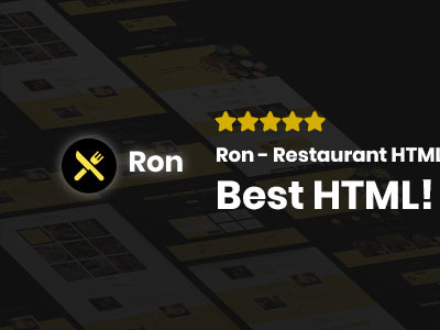 Ron - restaurant HTML Template