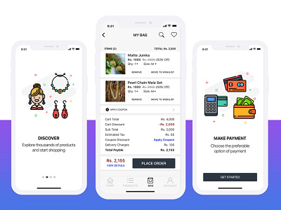 JEWELLERY APP UI