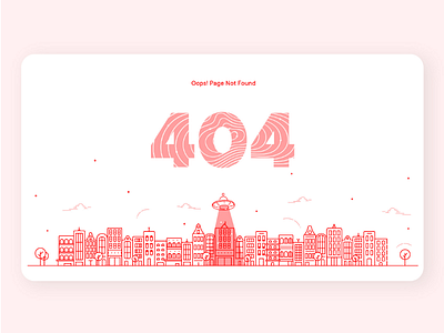 404 Page dailyui 404page illustration