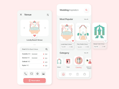 Wedding Operation Apps dailyui apps