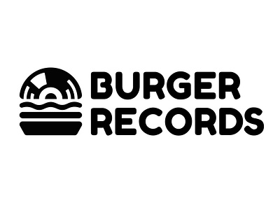 Burger Records burger logo records redesigned