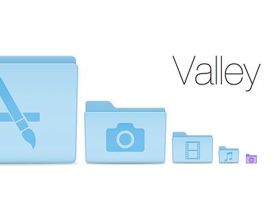 Valley Folders for Yosemite 10.9 desktop finder folder folders icon mac os os x valley x yosemite