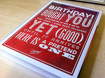Happy Birthday birthday font game grunge red texture typeface typography xbox