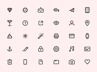 365 Icons (so far) icons line