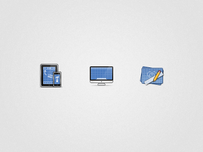 Blueprints... 48px apple blueprints icons imac ipad iphone pencil ruler