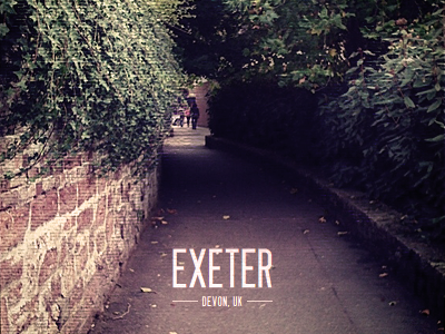 Exeter alley exeter hometown places you should never go trees typography