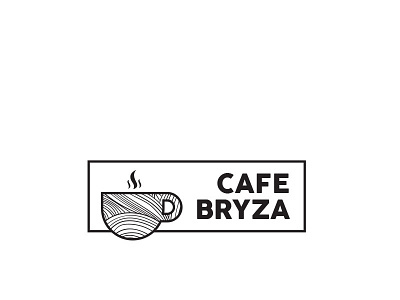 Logo Cafe Bryza branding design logo vector