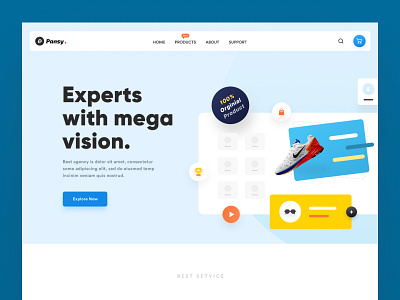 Besnik e-Commerce Landing Page