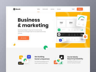 Besnik-Digital Marketing  Agency Landing Page