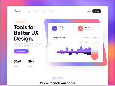 UX design tools landing page app concept app design besnik besnik creative design best design creative agency design tool website mobile application product design ui design uidesign uiux uiux design ux design web web concept web ui webdesign website websites