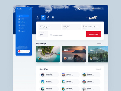 Booking Website Design by Mehedi Titas for UIHUT - UI UX Design Agency ...