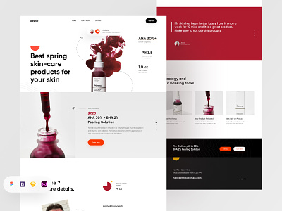 Skin-Care Product Landing-Page.