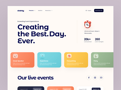 eveny Event Header Design